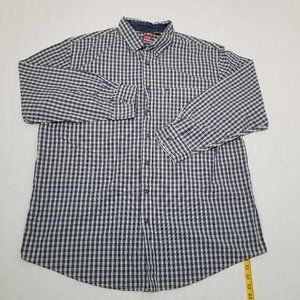 Izod Button Down Long Sleeve 2XL Men's Dress Shirt